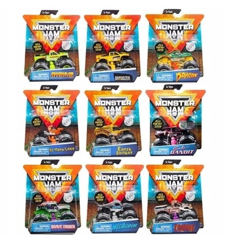 Monster Truck Monster Jam 1:64 Die-Cast