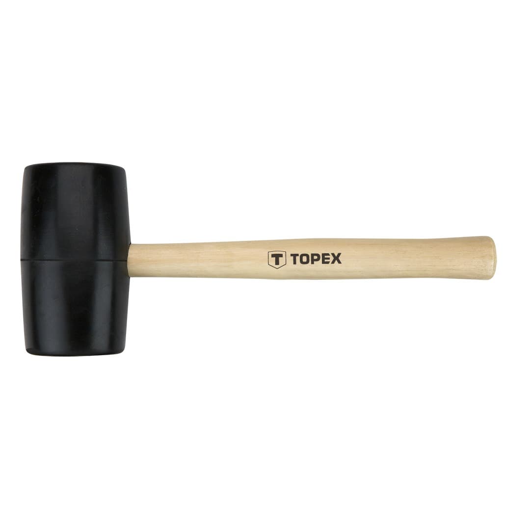 Młotek gumowy 63 mm 680 g z trzonkiem drewnianym