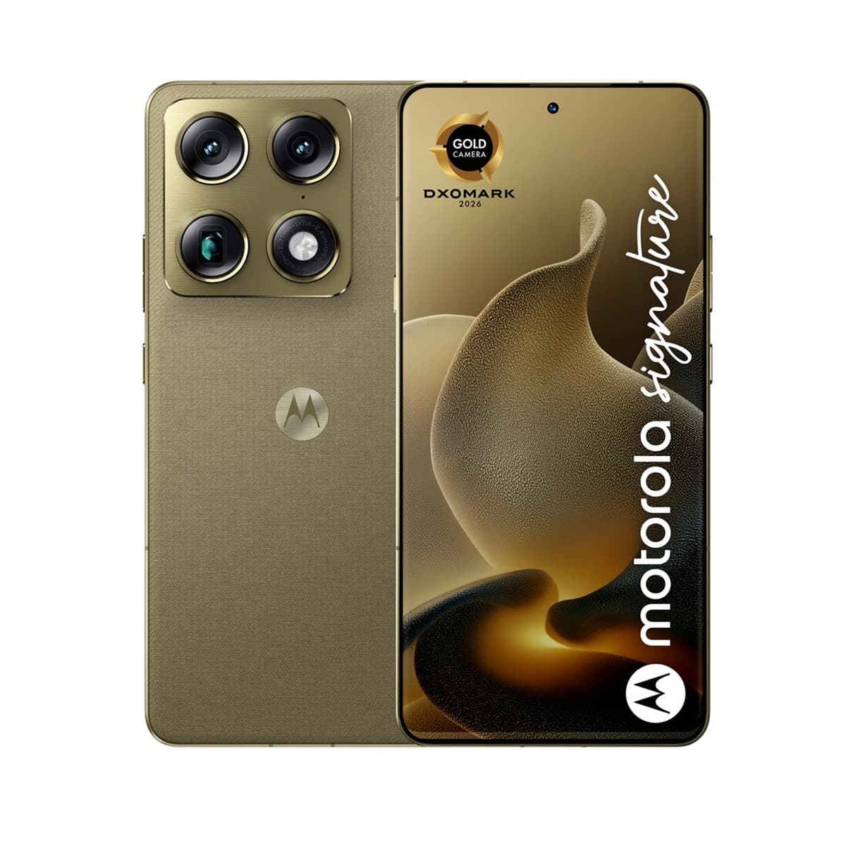Motorola Signature 17,2 cm Złoty Smartfon 16 GB RAM 512 GB Pamięci 5G Android 16