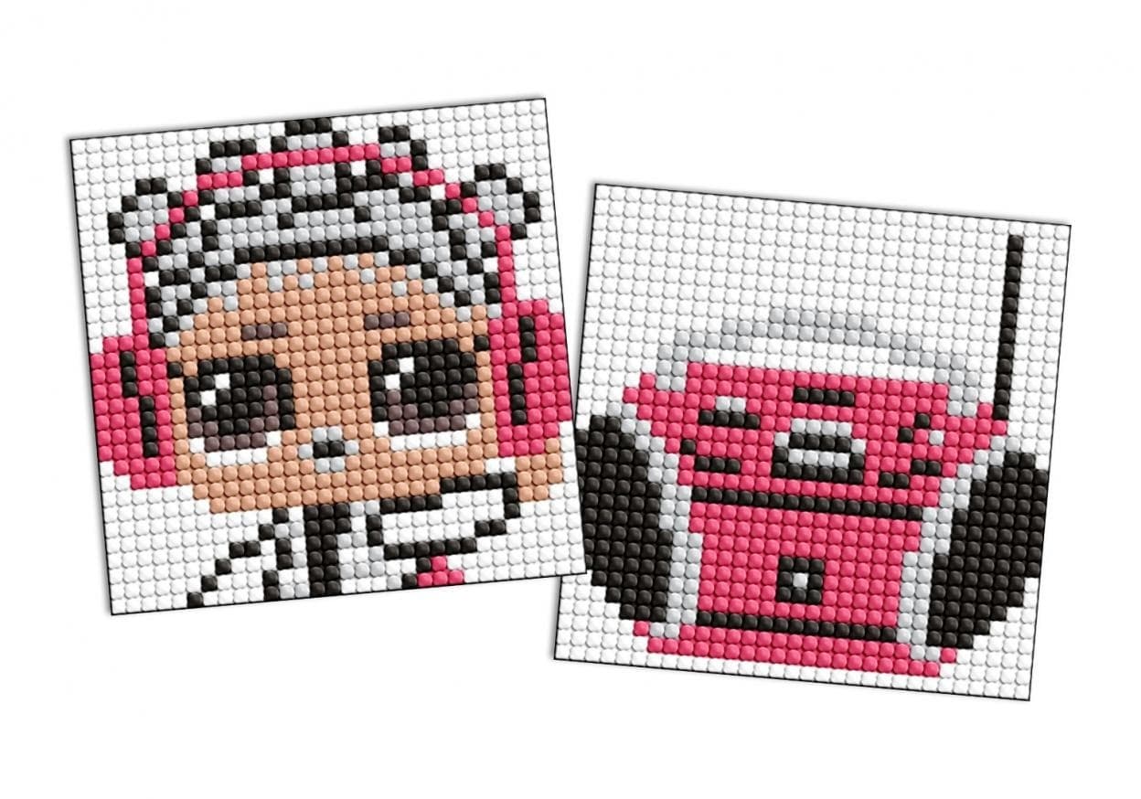 Mozaika diamentowa LOL Boombox na magnes 9x9 cm