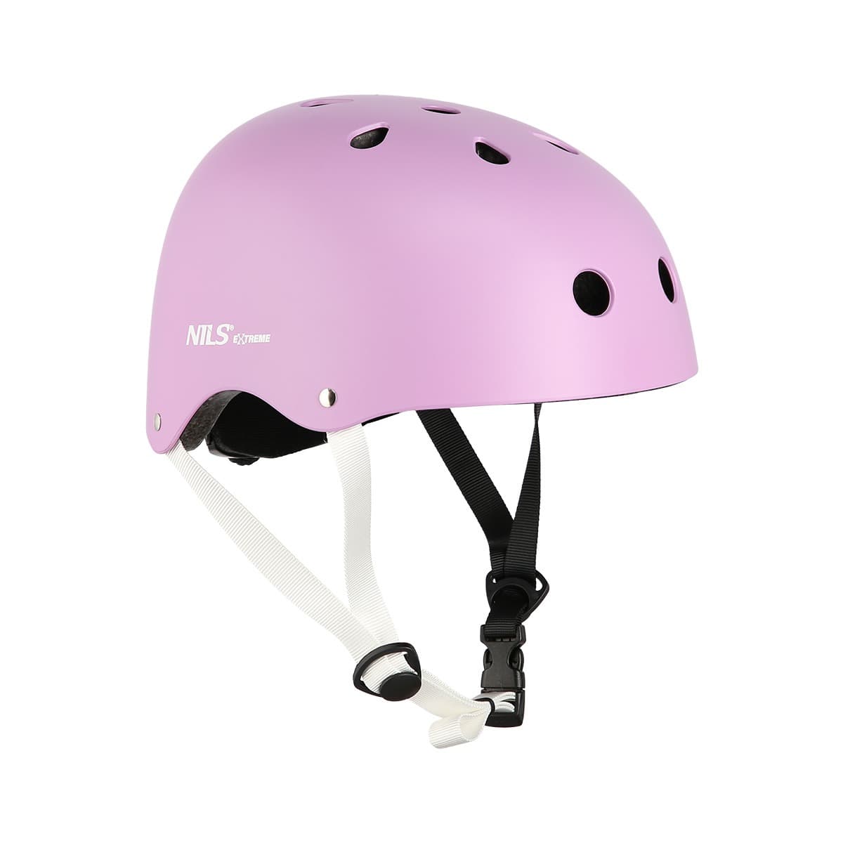 Kask rowerowy Nils Extreme MTW001 fioletowy rozmiar XS (48-52 cm)