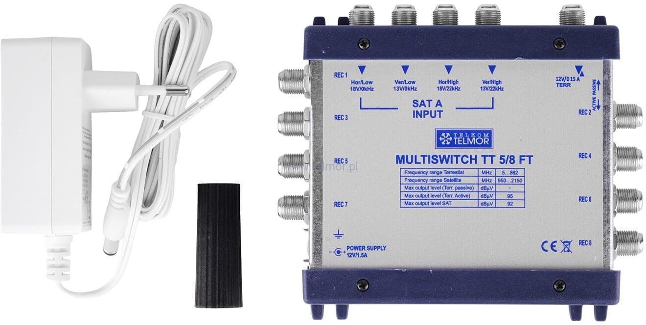 Multiswitch TT 5/8 Telmor końcowy