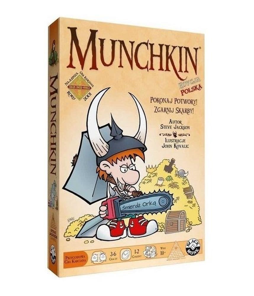 Munchkin Edycja Polska - Gra Karciana dla Zabawy i Strategii
