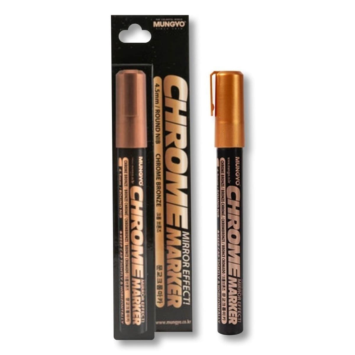 Mungyo Marker Chromowy Brązowy 4,5 mm do Zdobień