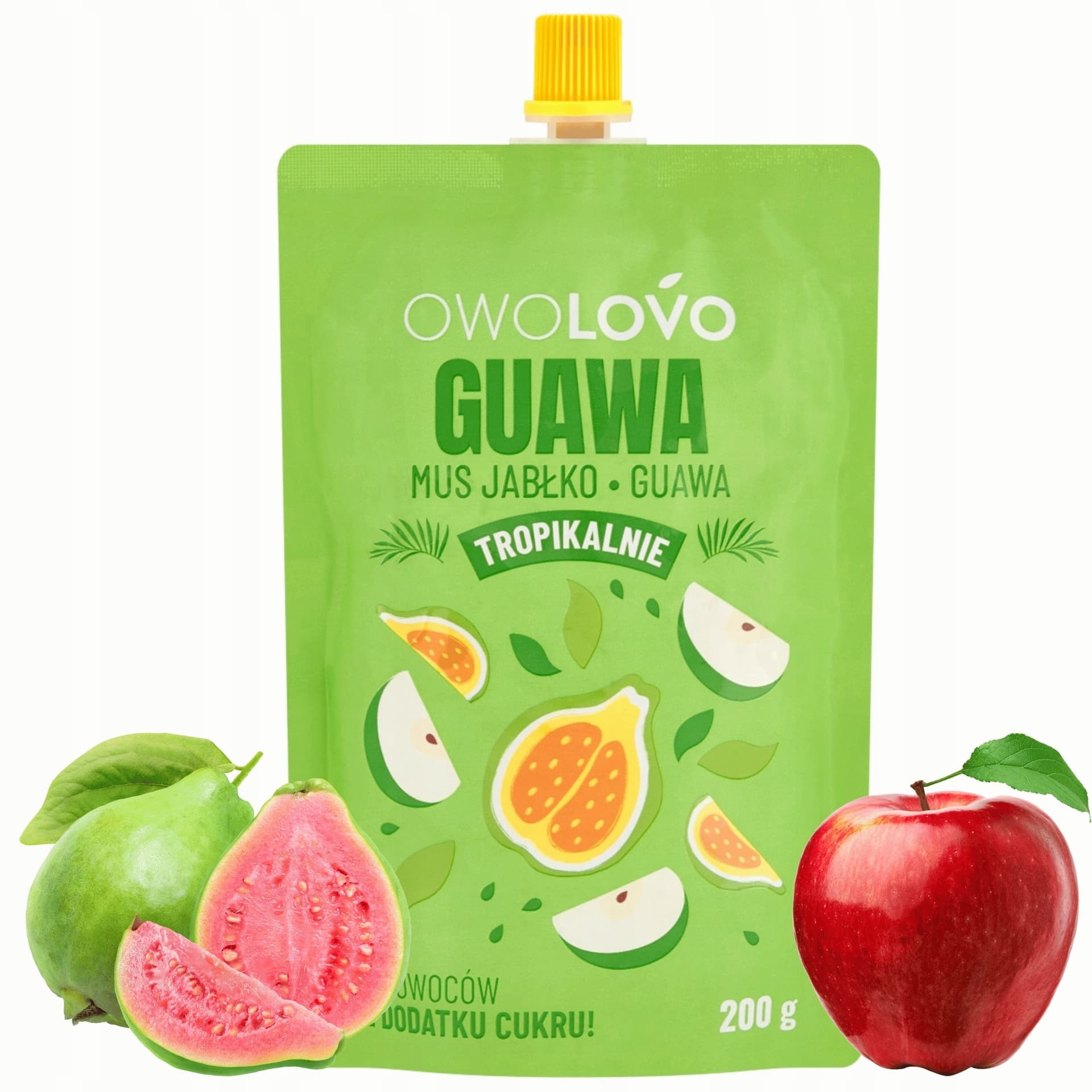 OWOLOVO Jagodowo Mus jabłkowo-jagodowy 200 g