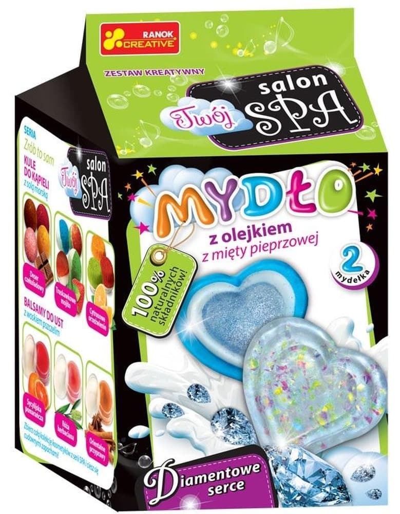 Mydło z naturalnym olejkiem z mięty pieprzowej