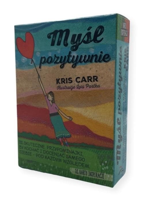 Karty afirmacyjne Myśl pozytywnie Kris Carr 52 sztuki