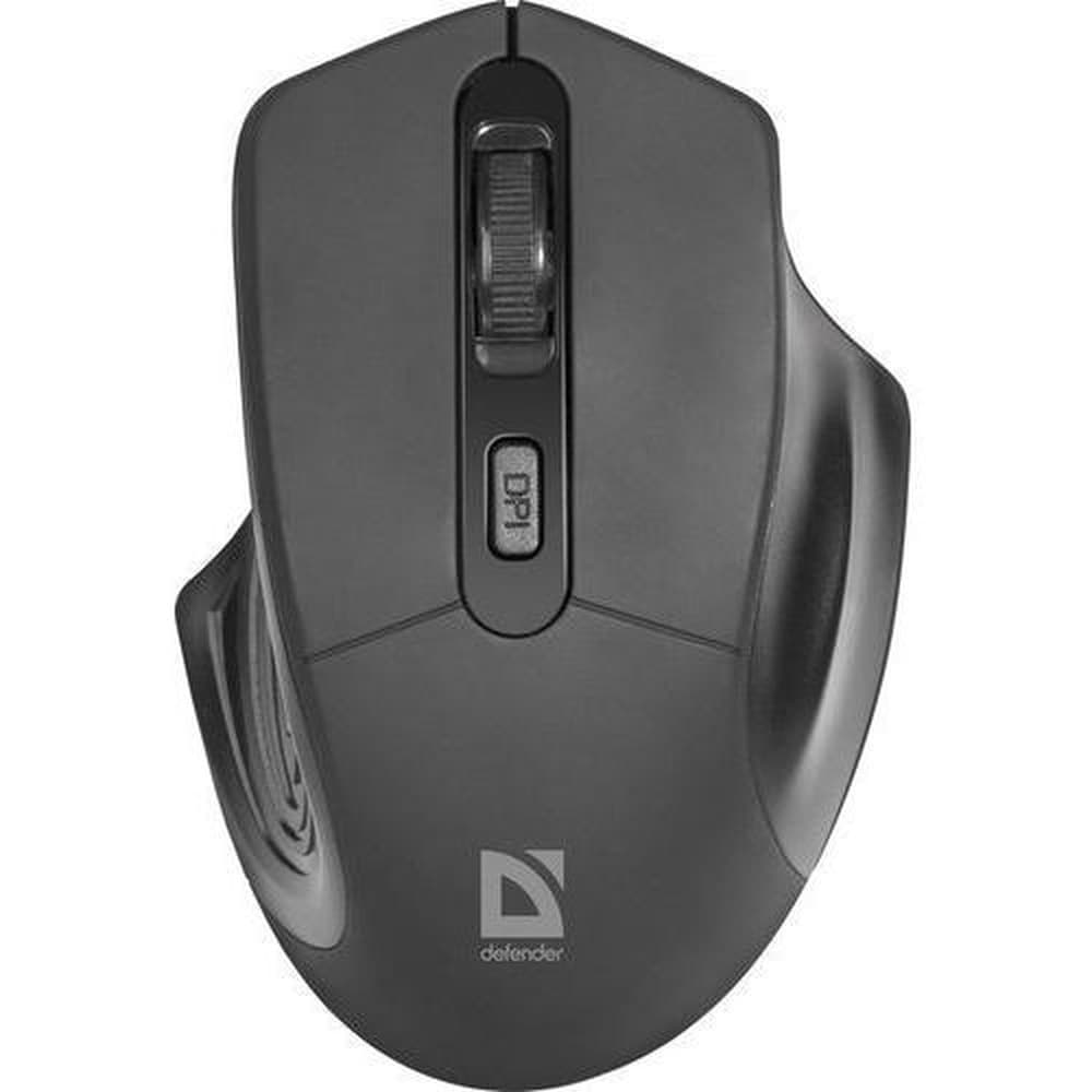 Mysz bezprzewodowa Defender MB-345 1600DPI optyczna czarna
