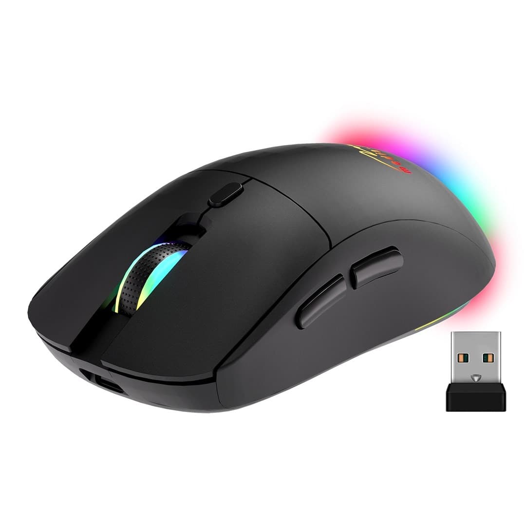 Mysz Bezprzewodowa Cicha DUAL BT/RF Ładowalna