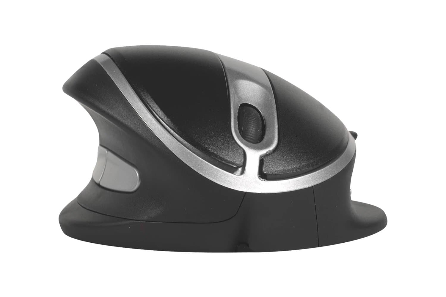 Mysz ergonomiczna BakkerElkhuizen Oyster Wired, USB, Laser, 1200 DPI, Oburęczna, Biurowa, Czarna