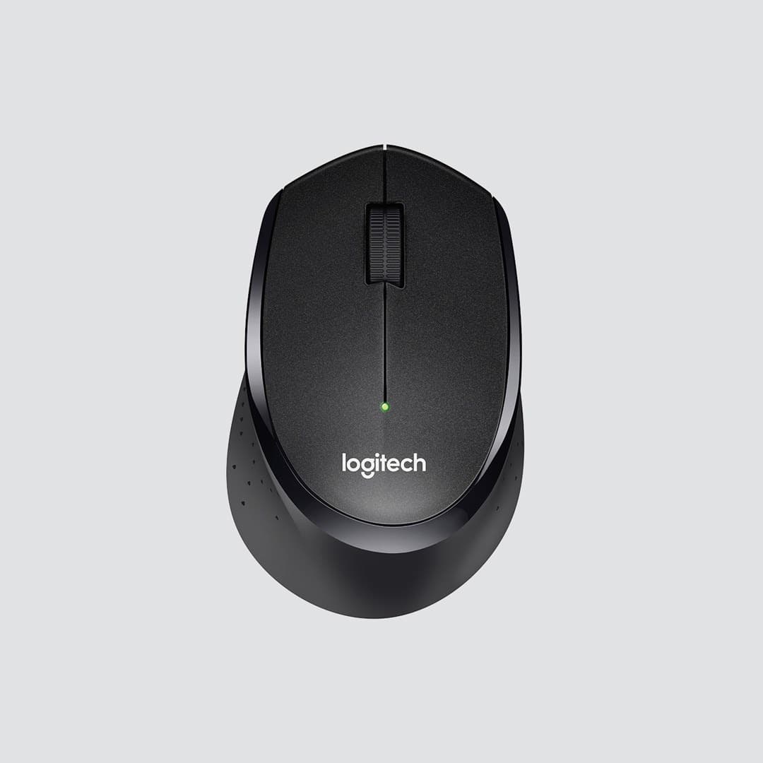 B330 Silent Plus Mysz Optyczna 1000 DPI Czarna Logitech