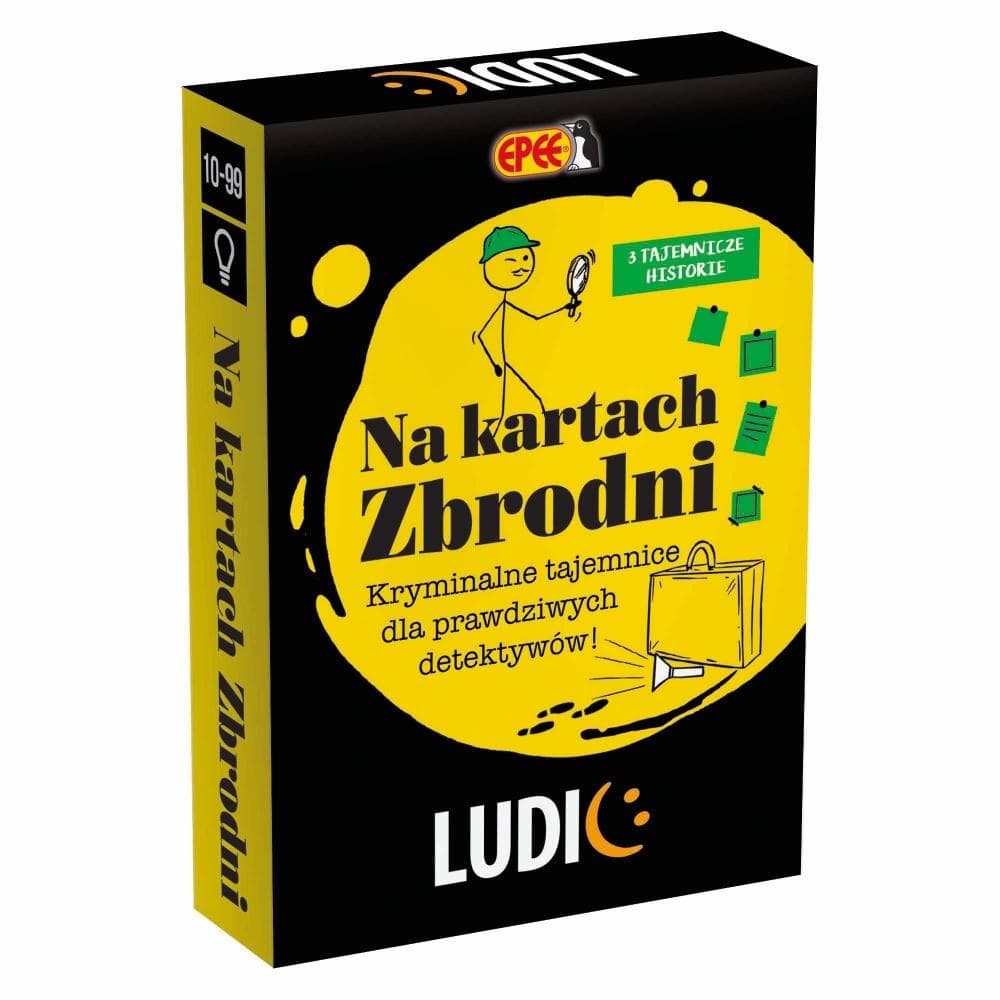 Na kartach Zbrodni gra detektywistyczna 50 kart EPEE