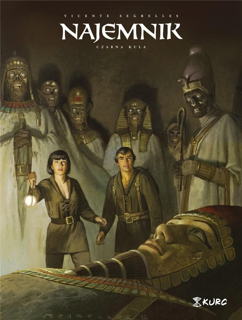 Komiks Najemnik T.6 Czarna kula - Vicente Segrelles, twarda oprawa, 64 strony