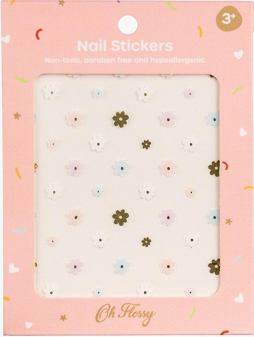 Naklejki na paznokcie dla dzieci Oh Flossy Flowers 10 x