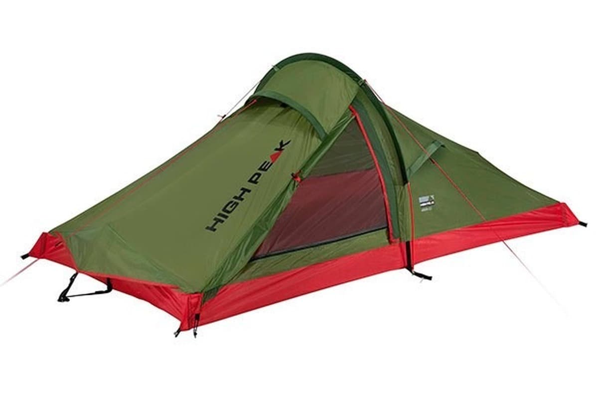 Namiot turystyczny High Peak Siskin 2.0 LW 2-osobowy zielono-czerwony