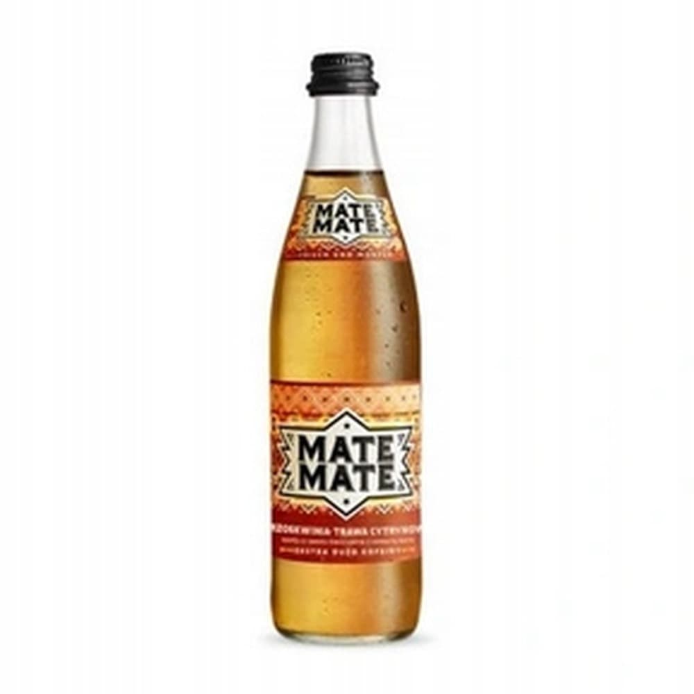 Mate Mate Brzoskwinia-Trawa cytrynowa Napój owocowy z herbatą mate 0,5l