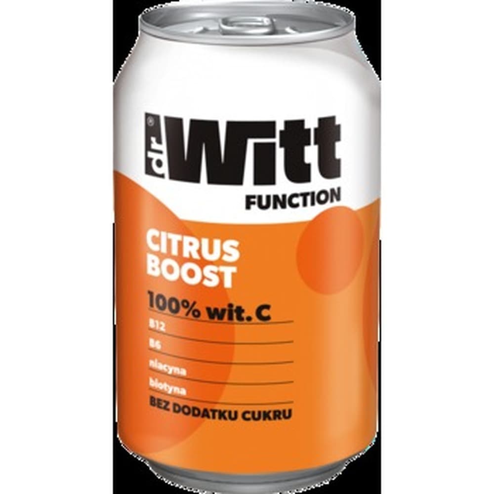 Napój gazowany DRWITT Cytryna z witaminą C 330 ml
