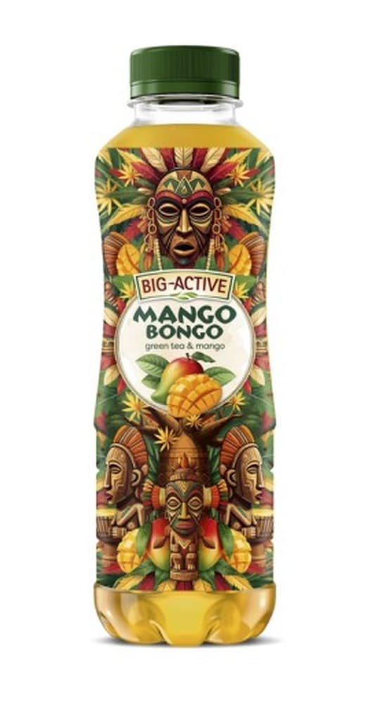 Big Active Napój Mango Bongo Zielona herbata, mango 500 ml