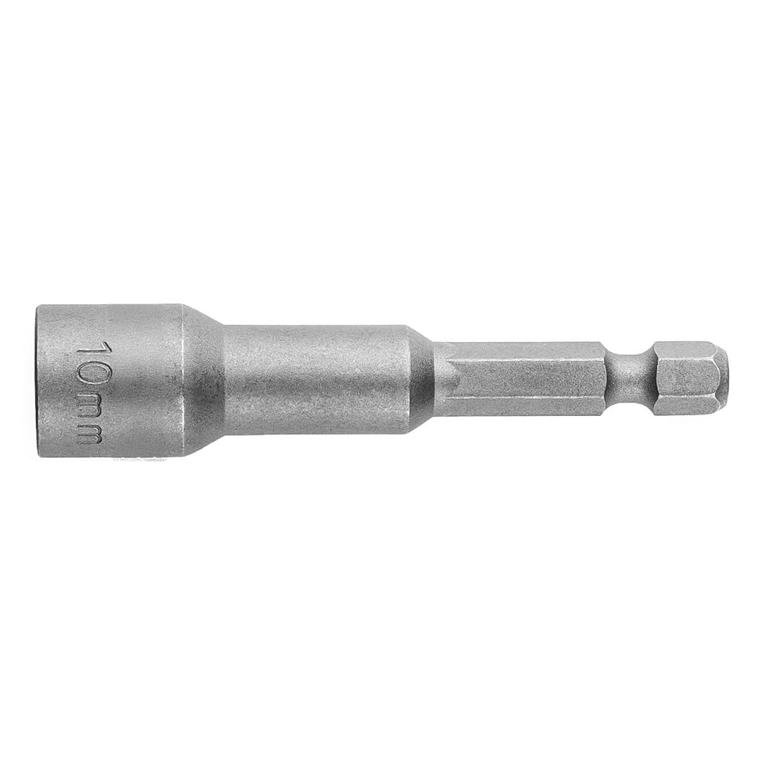 Nasadka magnetyczna 10 mm x 65 mm z trzpieniem 1/4 cala
