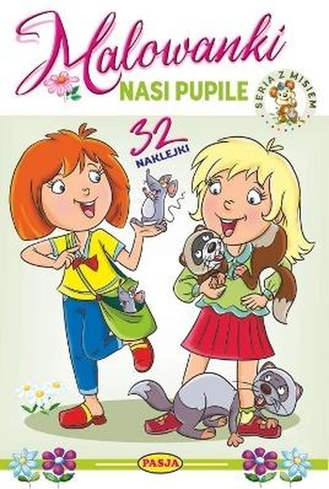 Nasi pupile. Malowanka edukacyjna z naklejkami