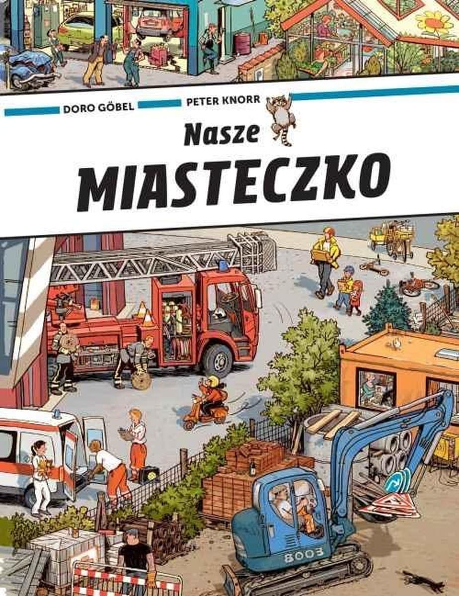 Nasze Miasteczko - książka kartonowa dla dzieci