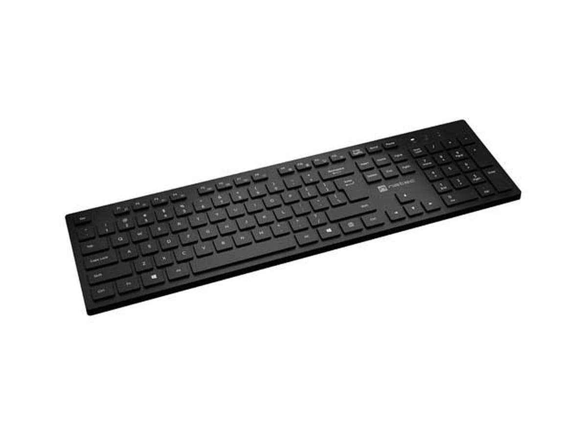 NATEC Herring Klawiatura Bezprzewodowa Slim 2.4GHz Czarna