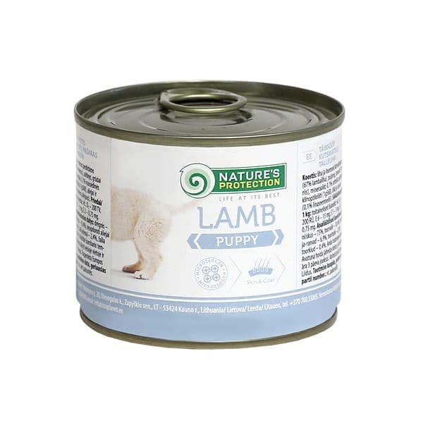 Nature's Protection Puppy Jagnięcina - karma dla szczeniąt 200g