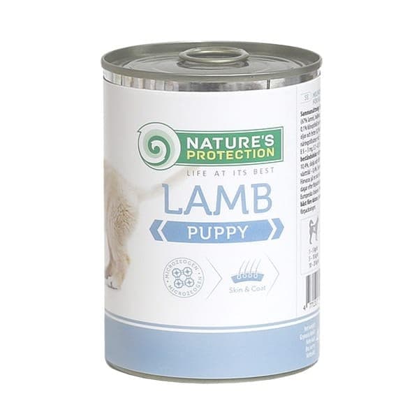 Karma dla szczeniąt Nature's Protection Jagnięcina 400 g