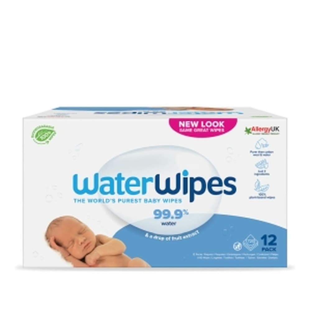 Nawilżane chusteczki dla dzieci WaterWipes 60 sztuk x 12 opakowań