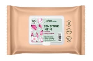 Nawilżany papier toaletowy Luba Sensitive 50 sztuk