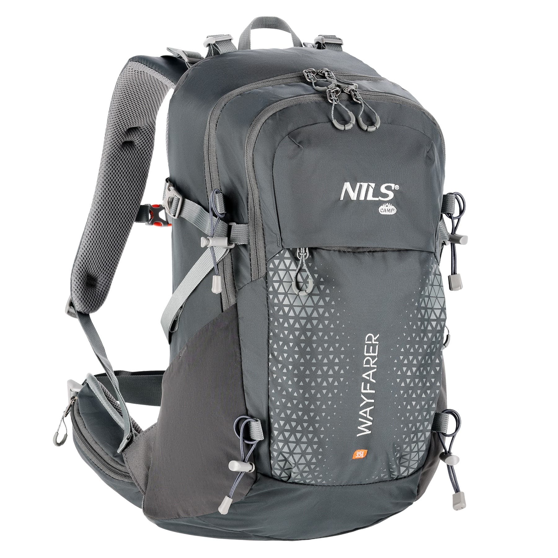 Plecak turystyczny NILS CAMP NC1925 Wayfarer 35L szary