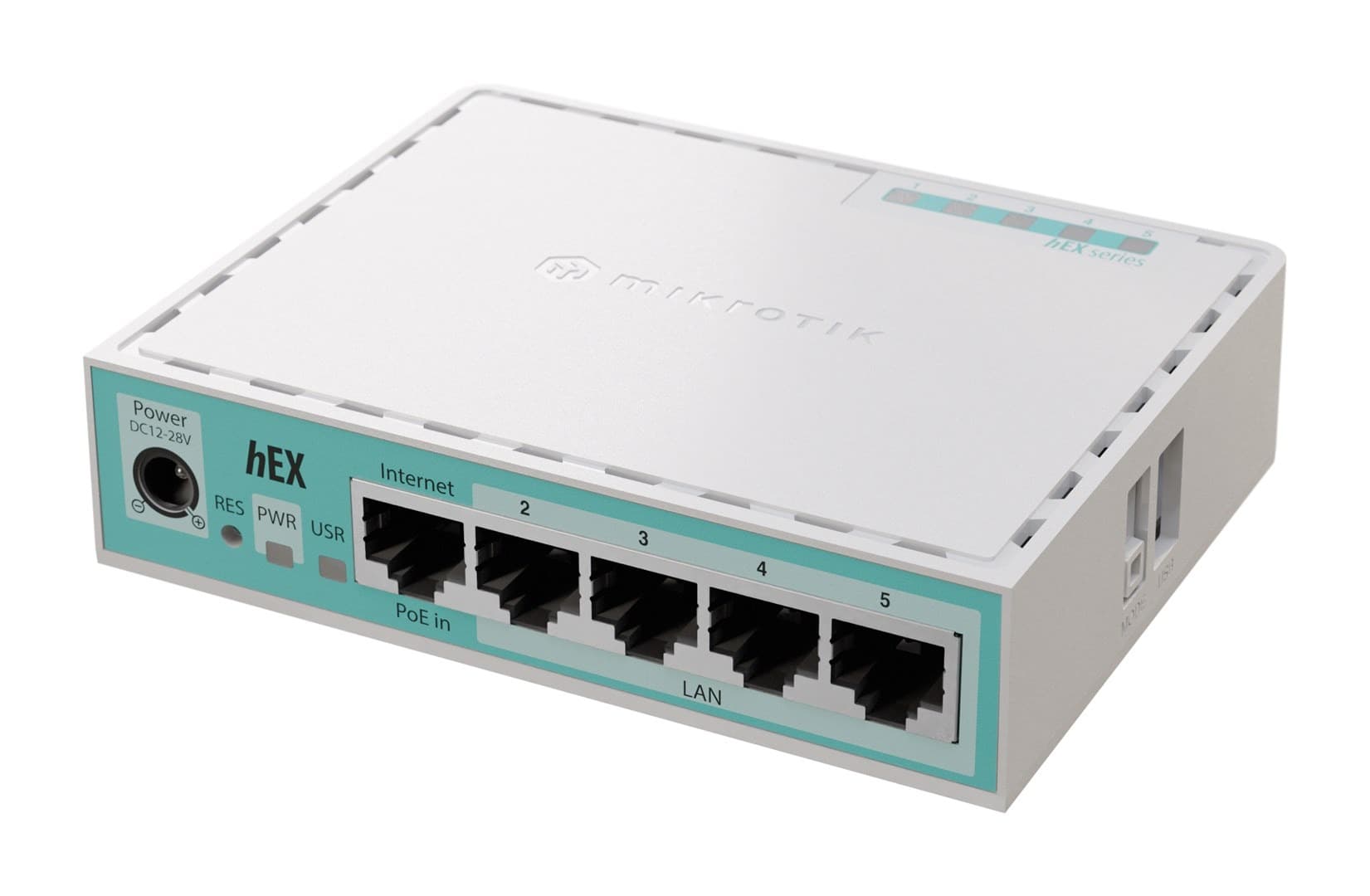 Mikrotik Router hEX Gigabit Ethernet Biały