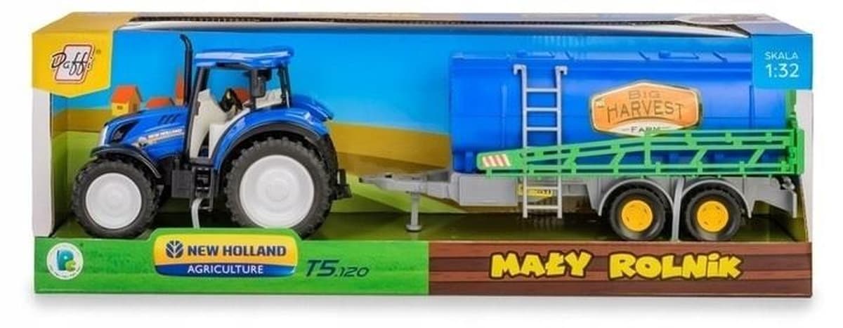New Holland Traktor T5 z opryskiwaczem skala 1:32