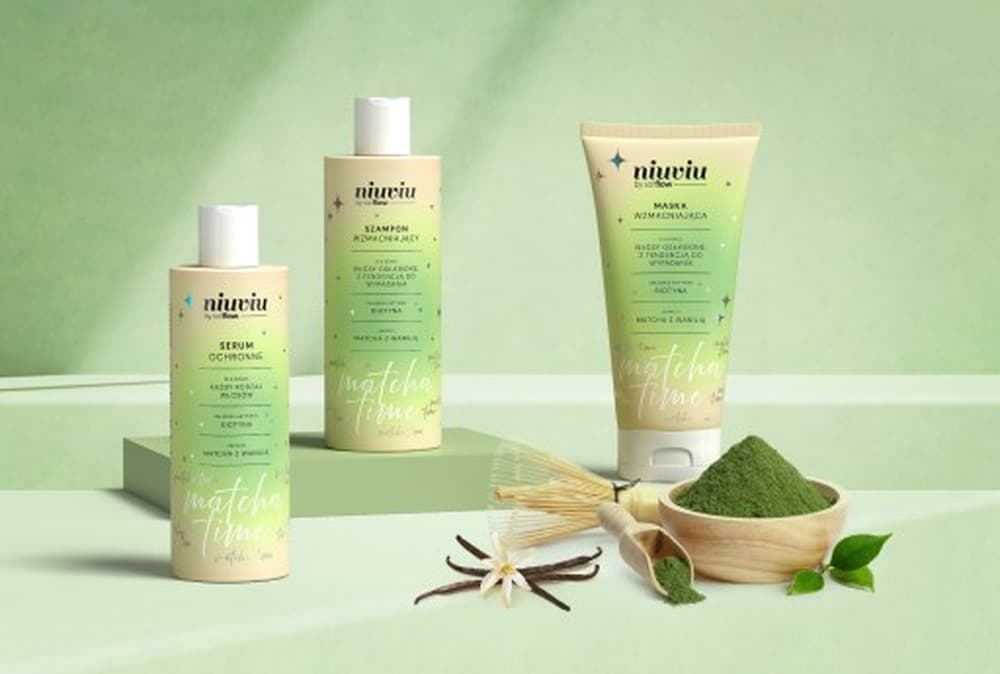 Niuviu Maska do włosów z ekstraktem z Matcha Time 200 ml