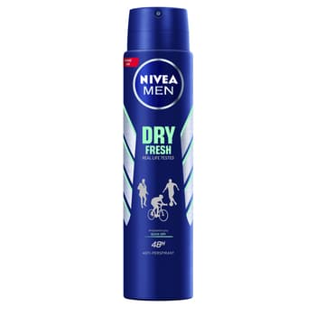 Nivea Dry Fresh Dezodorant w sprayu dla mężczyzn 250 ml