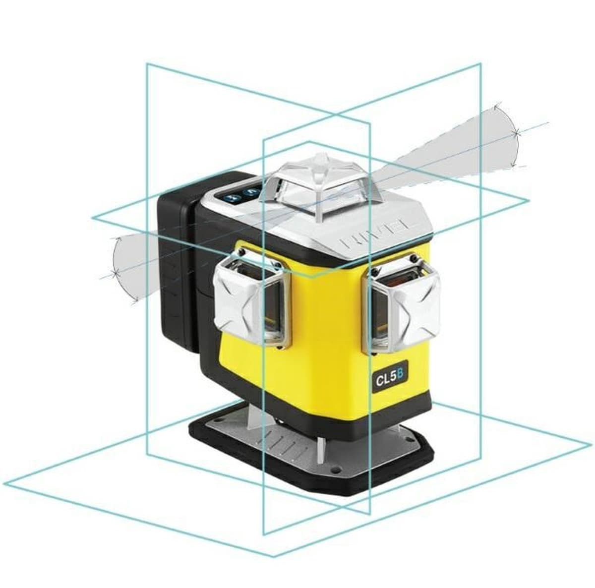 Nivel System Laser Płaszczyznowy CL5B 3x360° Niebieski