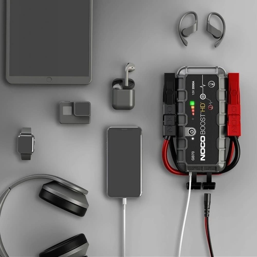 NOCO GB70 Boost 2000A Jump Starter z USB 12V