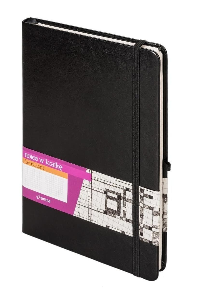 Notes A5 kratka Formalizm Czarny