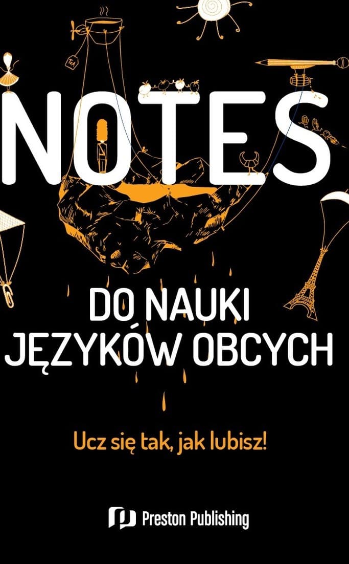 Notes do nauki języków obcych Czarny