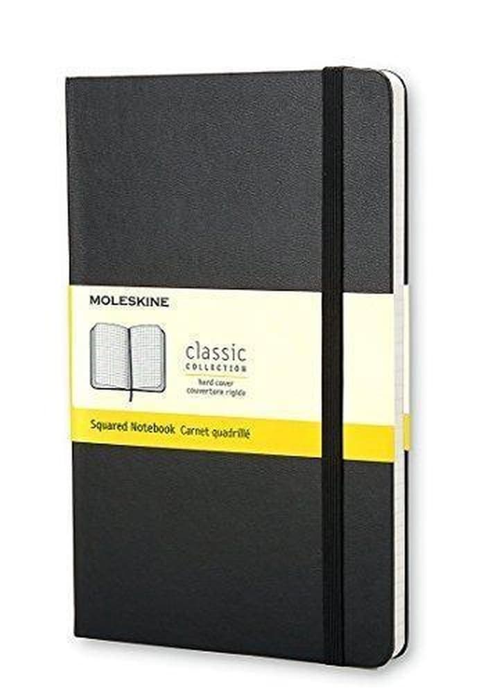 Notes klasyczny 9x14 w kratkę czarny Moleskine