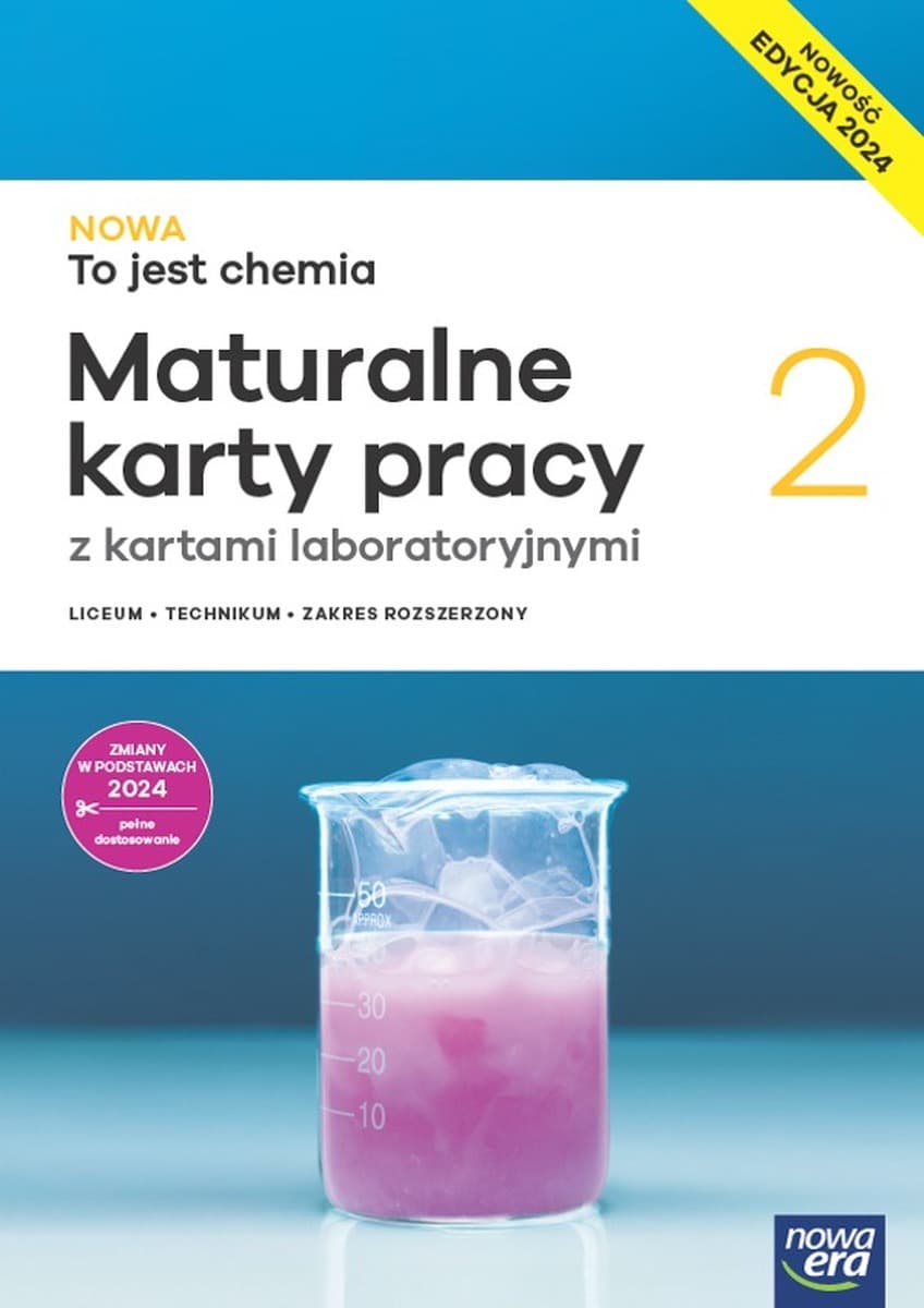 Nowa Chemia Maturalne karty pracy 2 liceum i technikum zakres rozszerzony EDYCJA 2025