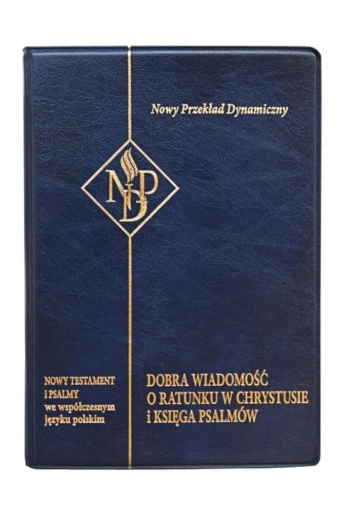 Nowy Testament i Psalmy NPD wydanie kieszonkowe granatowe
