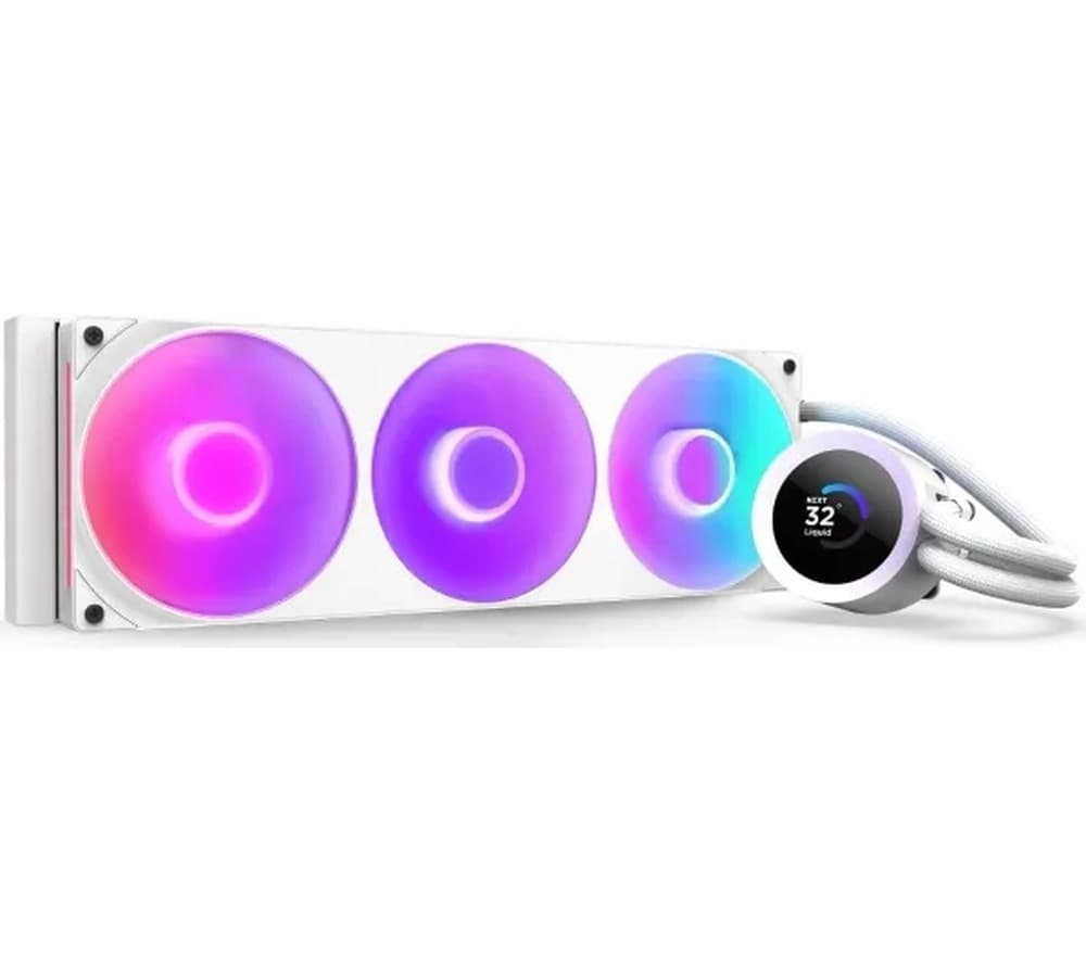 NZXT Kraken Plus 360 RGB LCD Białe - Chłodzenie Wodne CPU