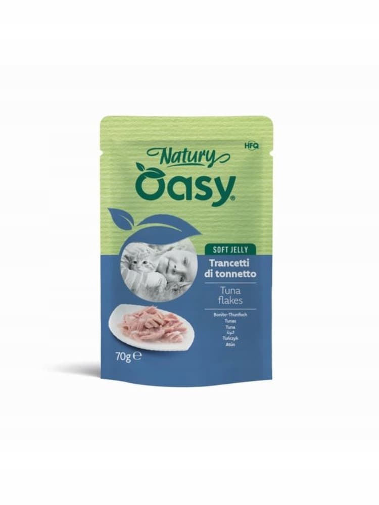 Oasy Natury Soft Jelly Tuńczyk płatki 70 g