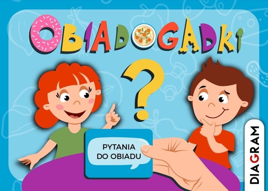 Obiadogadki Pytania do obiadu 54 karty edukacyjne