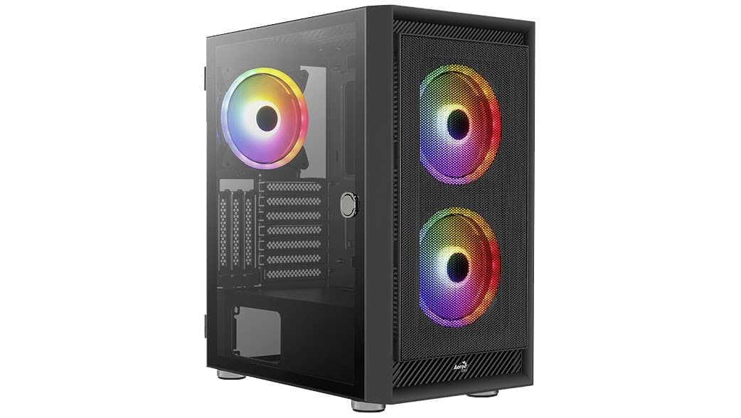 Aerocool PGS GRAPHITE-G-BK-v2 Obudowa FRGB Czarna