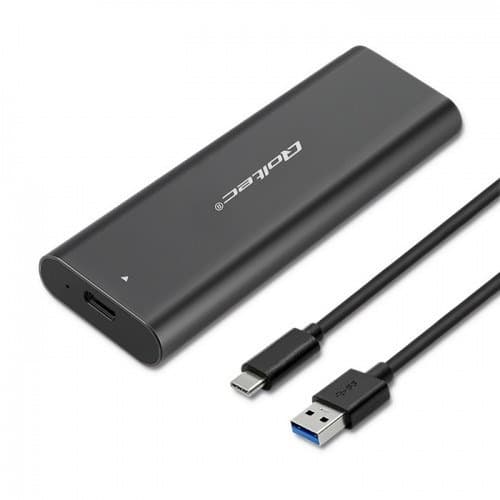 Qoltec Obudowa Dysku M.2 SATA SSD NGFF USB Typ C