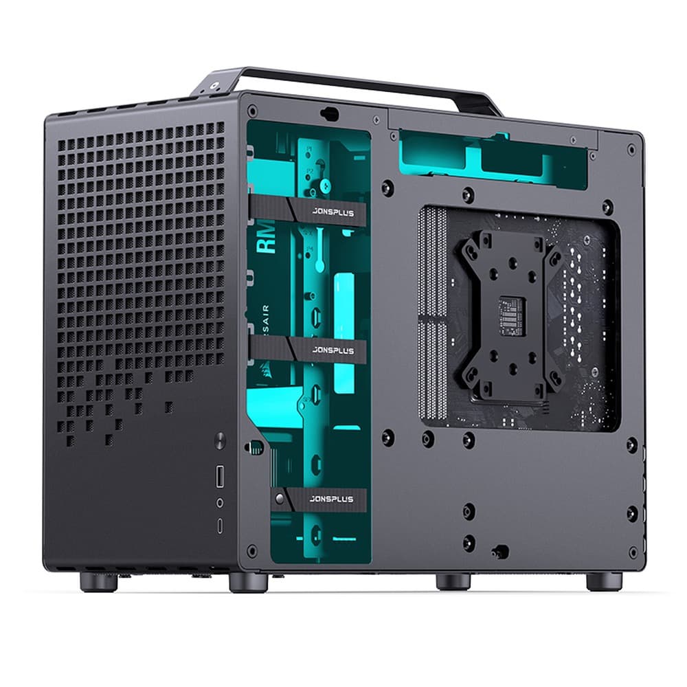 Jonsplus Z20 Obudowa Mini Tower Micro-ATX Mesh Biała