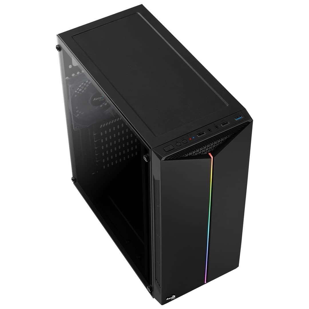 Aerocool PGS Split A Czarna Obudowa Komputerowa ATX Micro ATX Mini ITX