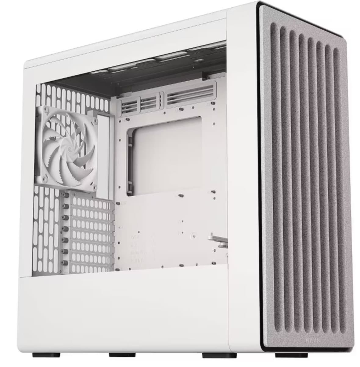 Obudowa komputerowa HAVN BF 360 Flow Midi-Tower E-ATX z hartowanym szkłem - biała